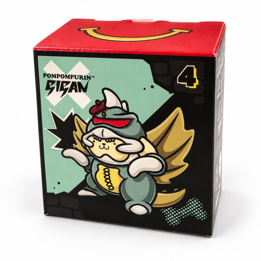 2026 McDonald’s Pompompurin x Gigan #4 Hello Kitty Godzilla Happy Meal Toy